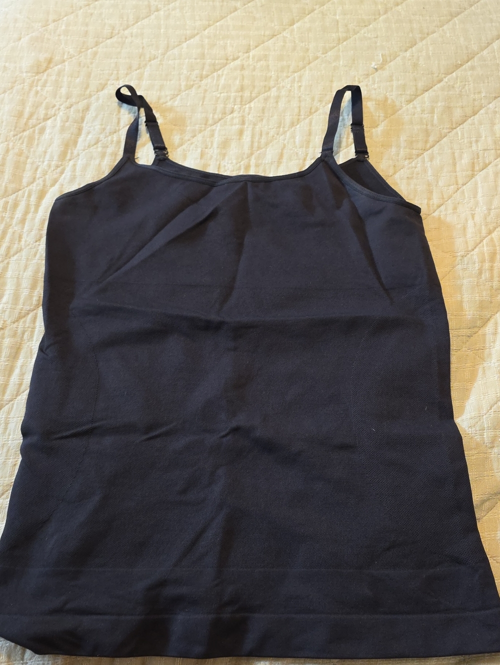 Shapermint Black Adjustable-Strap Camisole